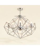 Cubo 6 - Light Unique / Statement Geometric Chandelier (synthetic illustration; no displayed measurements)