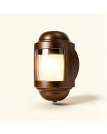 Hildeburg Bronze 1 -Bulb Outdoor Bulkhead Light (synthetic illustration; no displayed measurements)