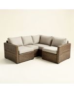 Lucey Patio Sectional With Cushions (synthetic illustration; no displayed measurements)