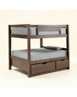 Salem Staircase Twin Over Twin Bunk Bed With Drawers (synthetic illustration; no displayed measurements)