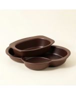Ayesha Curry 3 Piece Non-Stick Steel Bakeware Set (synthetic illustration; no displayed measurements)