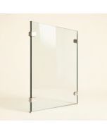 Mosaic 33.75 '' W X 73.75 '' H Framed Fixed Glass Shower Panel (synthetic illustration; no displayed measurements)