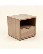End Table With Storage (synthetic illustration; no displayed measurements)