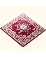 Fleisher Border Hand-Tufted Wool Magenta/White Area Rug (synthetic illustration; no displayed measurements)