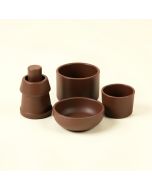 Poulan 4 Piece Bathroom Accessories Set (synthetic illustration; no displayed measurements)