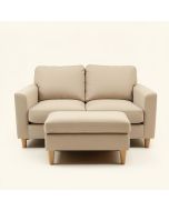 Frontal 41 '' Wide Reversible Sofa & Chaise With Ottoman (synthetic illustration; no displayed measurements)