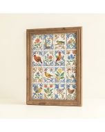 Free Bird Mexican Tiles I - 2 Piece Picture Frame Print Set On Paper (synthetic illustration; no displayed measurements)