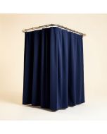 Ships Wheel Shower Curtain Set + Hooks (synthetic illustration; no displayed measurements)