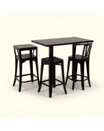 Parishville 5 Piece Bar Set (synthetic illustration; no displayed measurements)