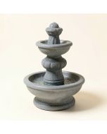 Resin Multi-Level Stone Fountain With Light (synthetic illustration; no displayed measurements)