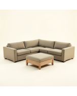 Aniko 116 '' Wide Reversible Modular Corner Sectional With Ottoman (synthetic illustration; no displayed measurements)