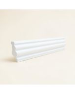 Pvc Decorative Wainscot Cap 3 '' H X 96 '' W X 1 '' D Moulding (synthetic illustration; no displayed measurements)
