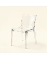 Ackermann Transparent Minori Dining Chair (synthetic illustration; no displayed measurements)