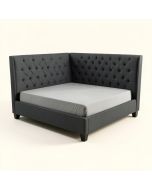 Gomes Tufted Upholstered Low Profile Standard Bed (synthetic illustration; no displayed measurements)