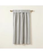 Is-Haq Striped Semi-Sheer Rod Pocket Single Curtain Panel (synthetic illustration; no displayed measurements)
