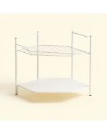 Antn 48.87 '' H X 12 '' W X 14.37 '' D Scrolling Design Storage Shelf (synthetic illustration; no displayed measurements)