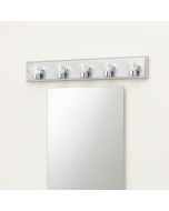 Addlie 5-Light Dimmable Chrome Vanity Light (synthetic illustration; no displayed measurements)