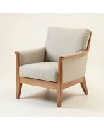 Gaener 24.75 '' Wide Linen Wingback Chair (synthetic illustration; no displayed measurements)