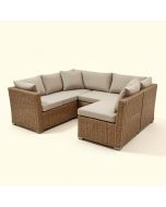 Botond Patio Sectional With Cushions (synthetic illustration; no displayed measurements)