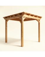 Oasis 14 Ft. W X 10 Ft. D Solid Wood Pergola (synthetic illustration; no displayed measurements)