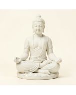 Asleigh Eastern Enlightenment Abhaya Mudra Buddha Shakyamuni Sitting In Meditation Figurine (synthetic illustration; no displayed measurements)