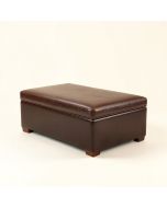 Bridget Genuine Leather Upholstered Bench (synthetic illustration; no displayed measurements)