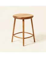 Tunnell Swivel Solid Wood 24.2 '' Counter Stool (synthetic illustration; no displayed measurements)