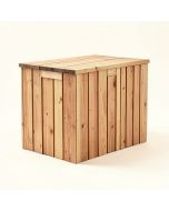 Aanya Outdoor 65 Gallon Wood Deck Box (synthetic illustration; no displayed measurements)