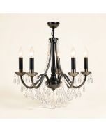Candle Style Traditional Chandelier With Crystal Accents (synthetic illustration; no displayed measurements)