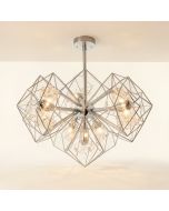 Moxley 6-Light Unique / Statement Geometric Chandelier (synthetic illustration; no displayed measurements)