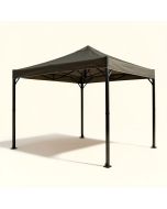 Monterey 12 Ft. W X 12 Ft. D Vinyl Pergola With Canopy (synthetic illustration; no displayed measurements)