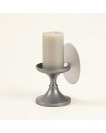 Crafted Wall Candleholder Metal And Glass Sconce (synthetic illustration; no displayed measurements)