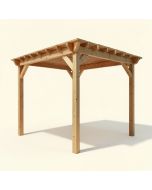 10 Ft. W X 12 Ft. D Solid Wood Pergola (synthetic illustration; no displayed measurements)