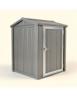 Garden Plastic/Metal Storage Shed (synthetic illustration; no displayed measurements)