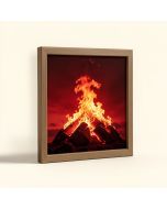 Sky On Fire By Michael Blanchette - Picture Frame Photograph Print On Canvas (synthetic illustration; no displayed measurements)