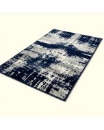 Mccampbell Abstract Navy Blue/White/Gray Area Rug (synthetic illustration; no displayed measurements)