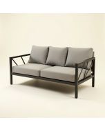 Archambault Patio Sofa With Cushions (synthetic illustration; no displayed measurements)