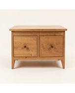 Doynton Solid Wood 2 Drawer End Table (synthetic illustration; no displayed measurements)