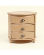 Krish Rounded 3 Drawer Nightstand (synthetic illustration; no displayed measurements)