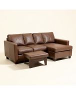 Kaylee 97 '' Wide Left Hand Facing Sofa & Chaise With Ottoman (synthetic illustration; no displayed measurements)