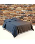 Wall Background Of Colored Stone Surface Retro Style Urban House Brick Design Duvet Cover Set (synthetic illustration; no displayed measurements)
