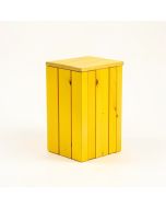 Wide Wood Flower Plant Stand (synthetic illustration; no displayed measurements)