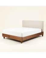 Frida Solid Wood And Upholstered Low Profile Standard Bed (synthetic illustration; no displayed measurements)