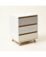 Bae Mid-Century Modern 3-Tier Wood Nightstand (synthetic illustration; no displayed measurements)