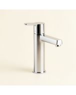 Waterfall Glass Single Hole Bathroom Faucet (synthetic illustration; no displayed measurements)