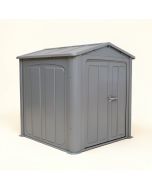 6 Ft. W X 10 Ft. D Plastic Storage Shed (synthetic illustration; no displayed measurements)