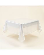 Oblong Vinyl Protector Tablecloth (synthetic illustration; no displayed measurements)