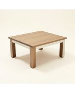 Oluna Solid Wood Coffee Table (synthetic illustration; no displayed measurements)