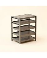Rebrilliant 12 Pair Stackable Shoe Rack (synthetic illustration; no displayed measurements)