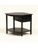 Console Accent Table With Drawer And Shelves -Black (synthetic illustration; no displayed measurements)